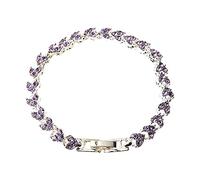 Generisch Bracelet Ensembles 2 Message Empilable Anneaux Bijoux femmes cadeau 6 couleurs pour a choisi Plusieurs Hommes Cadeau Bracelet Perlé Bijoux (Purple, One Size)
