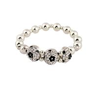 Generisch Bracelet Largeur 2 Quartz Anneaux Seniors Papa Équipe Pour Filles Maman Panier Strass Cadeaux Idées Bracelet Bracelets Argent Homme Couple Argent Phrases Anneaux (E, One Size)