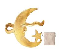Generisch Bracelet lune et étoile | Bracelet ouvert lune et étoile | Bijou réglable Fashion Charm pour femmes adolescentes mère sœur fille amies couples, Siehe Beschreibung, Matériel (métal), Voir