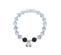 Generisch Bracelet maille de pêche design corde main grise tout tempérament étudiant design sérieux, Einheitsgröße, Cristal artificiel, Pas de gemme