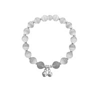 Generisch Bracelet maille de pêche design corde main grise tout tempérament étudiant design sérieux, Einheitsgröße, Cristal artificiel, Pas de gemme