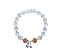 Generisch Bracelet maille de pêche design corde main grise tout tempérament étudiant design sérieux, Einheitsgröße, Cristal artificiel, Pas de gemme