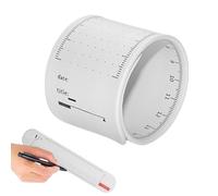 Generisch Bracelet mémo en silicone - Bloc-notes réutilisable avec règle pour les travaux d'apprentissage des enseignants