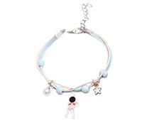 Generisch Bracelet Naturelle Classique Bracelet Bracelet Femme Tissé À La Main String Étudiant Cadeau Accessoire Bracelets Perles Valentin Valentin Hommes Bijoux (B, One Size)