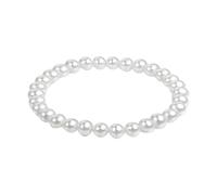 Generisch Bracelet Noir Précieuses Anneaux Prom Jewelry Sets For Women Imitation Beaded Pearl Necklace Bracelet Stud Earrings For Women Rose Argent Quartz Bijoux (C, One Size)