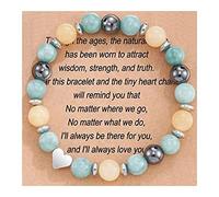 Generisch Bracelet Plusieurs Mamie Perles Anneaux les amis, les sœurs et les filles. Laissez le bracelet en témoigner de votre belle amitié. Bracelet Homme Mamie Plusieurs Bijoux (D, One Size)