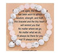 Generisch Bracelet Plusieurs Mamie Perles Anneaux les amis, les sœurs et les filles. Laissez le bracelet en témoigner de votre belle amitié. Bracelet Homme Mamie Plusieurs Bijoux (C, One Size)