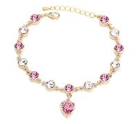 Generisch Bracelet pour femmes Pendentif Chien Bijoux Européen et Américain Simple Constellation Amour Bracelet Wrap Femmes Perles, taille unique, Verre, Pas de gemme