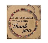 Generisch Bracelet Quartz Couple Largeur Acier Bijoux vert et or, carte avec message de bénédiction, anniversaire En Pour Rose Bijoux (G, 14-24cm)