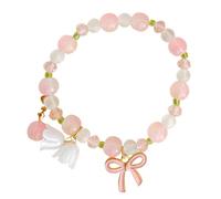 Generisch Bracelets à fleurs pour femmes, bracelet de fleur - Bracelet coloré - Bijou de mariage - Bracelet à fleurs tendance pour femme - Pour rendez-vous galant, banquet, fête, Siehe Beschreibung
