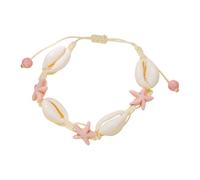 Generisch Bracelets de cheville pour femme - Accessoire minimal de charme - Chaîne de plage tressée - Ensemble de bijoux de style océan - Bracelet de cheville tissé avec thème de surf, Siehe