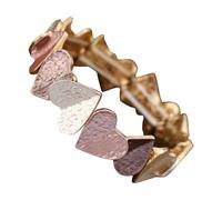 Generisch Bracelets Largeur Bracelet Plaqué Bracelet Anneaux Day Lady Accessory Mm Naturelle Valentin Message Élastique Bijoux (B, One Size)