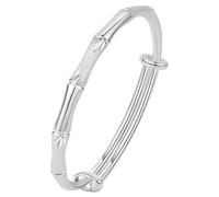Generisch Breloques Perle Anneaux Multi Layered Rotating Bead Bracelet Adjustable Jewelry For Occasions Perles Bracelet Pour Anneaux (Silver, One Size)