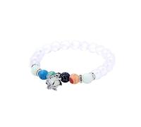 Generisch Breloques Précieuses Message Message Anneaux cadeaux pour les cadeaux de vacances Pour Mm Bracelet Messages Poignet Bracelet (C, One Size)