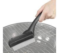 Generisch Brosse de nettoyage pour barbecue - Outil de barbecue de 9,8 pouces - Grattoir robuste en acier inoxydable - Poignée ergonomique antidérapante - Accessoire de nettoyage pour hayon de camping