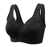 Generisch Bustier avec bonnets en dentelle Bonnet galbant avant Bandoulière réglable Grand 2 hors de la terre, Noir , 46