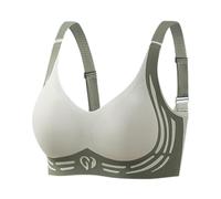 Generisch Bustier d'allaitement confortable et transparent pour femme, sans fil, dos nu, sans éponge, avec bretelles convertibles, tableau des tailles, Vert menthe., XXL