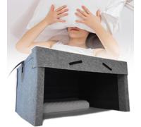 Generisch Cabine d'insonorisation Cabine de couchage - Pare-vue pliable, insonorisé et opaque, haut-parleurs doubles intégrés pour un sommeil paisible et une réduction du stress
