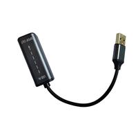 Generisch Câble convertisseur USB ou type C mâle vers fibre optique SPDIF de 20 cm avec prise optique pour un son numérique et clair. Adaptateur USB ou de type C vers SPDIF optique léger pour une