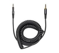 Generisch Câble de casque étendu pour M50X M40X, Spring Wire | Fil de résistance à la traction avec câble auxiliaire de 3,5 mm pour câble casque, fils de rechange en PVC