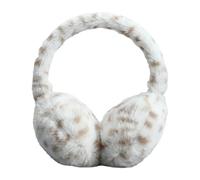 Generisch Cache-oreilles pour femme - Hiver - Blanc - Cache-oreilles flous - Pour enfants - Noir - Mignon - Cache-oreilles pliables - Pour garçon, Blanc., taille unique