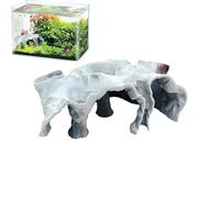 Generisch Cachette pour aquariums - Tunnel souterrain pour grottes d'élevage cachette cachette cichlidé chars poisson-chat