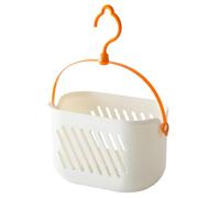 Generisch Caddy Panier de douche avec poignée - Panier de douche, trous d'aération, organisateur de rangement pour la maison, cuisine, cuisine, pour bananes, oignons, pommes de terre