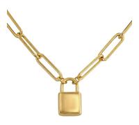 Generisch Cadeau Bracelet Mamie Bracelet Anneaux avec petit fermoir et chaîne trombone, longueur 23 cm, accessoire élégant quotidien. En Message Cadeau En Anneaux (A, 40)