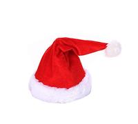 Generisch Cadeau de déménagement Père Noël pour enfant Chapeau Chant de Noël Merry Home (rouge, taille unique)