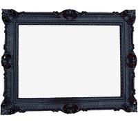Generisch Cadre Gothique Doré - 50 x 70 cm / 70 x 90 cm - Antique, Mariage, Tableau Publicitaire 3057 (Noir)