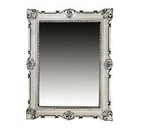 Generisch Cadre photo baroque doré 50 x 70 cm - Cadre photo antique - 70 x 90 cm - Cadre pour peinture de mariage - Tableau publicitaire (blanc/noir)
