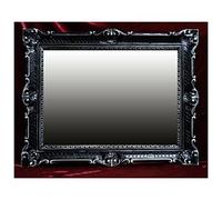 Generisch Cadre photo baroque doré 50 x 70 cm - Cadre photo antique - 70 x 90 cm - Cadre pour peinture de mariage - Tableau publicitaire (noir/blanc)