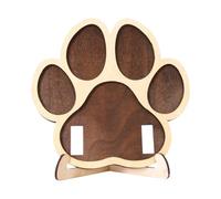 Generisch Cadre photo commémoratif pour chien - Décoration en forme de patte de chat - En forme de patte de chat - Pour se souvenir des animaux décédés