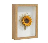 Generisch Cadre pour fleurs séchées, décoration de table en bois, cadre de collecte de , kit de bricolage, pour collectionneur, bureau, dortoir, salon, chambre, bureau, chambre d'enfant, table