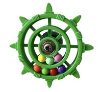 Generisch Cage à mâcher rotative avec fonction de mouvement pour matériau, coccinelle et perroquet (5 couleurs) (B, 9,6 x 9,6 x 4 cm)