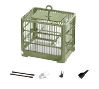 Generisch Cage à oiseaux, de voyage, portable, pour petits oiseaux, avec perche pratique et amovible pour une utilisation facile, taille C, taille unique