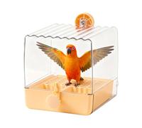 Generisch Cage à oiseaux - suspendue résistante aux éclaboussures - à oiseaux avec distributeur de nourriture - pour perroquets avec récipient de nourriture pour petits