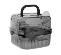 Generisch Cage pour hamster à double paroi, portable pour les voyages en plein air, enclos pour petits animaux avec beaucoup d'espace (C, 20 x 20 cm)