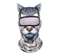 Generisch Cagoule coupe-vent - Masque de ski 3D - Pour le ski, le cyclisme, la moto, la randonnée, le camping, le tour de cou, jaune, taille unique