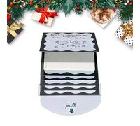 Generisch Cahier de cartes de Noël - Porte-cascade décoratif extensible - Organiseur de vœux créatif pour adultes et - Idéal pour les anniversaires, les fêtes scolaires, les fêtes de vacances