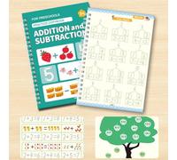 Generisch Cahier d'exercices d'écriture rainuré, alphabet réutilisable | Cahier de travail - Carnet d'écriture à l'encre - Pour enfants, filles, enseignants, maternelle, école, maison