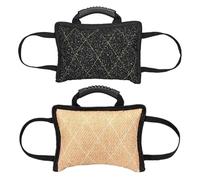 Generisch Cale de dentition pour chien - Coussin interactif en corde de traction - Jouet d'entraînement intuitif - Entraînement de résistance à la prise en main - Activité éducative - Taille : moyen