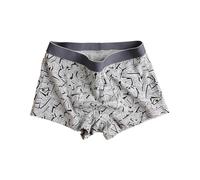Generisch Caleçons Amusants Hommes Boxers Taille Moyenne Sous-vêtements Respirant Rétro Taille Élastique Confortable Sous-vêtements pour Hommes Ajustement Idéal Pour Le Quotidien, L-7XL, gris, 5XL
