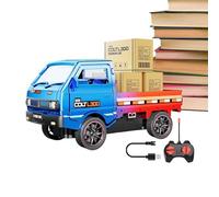 Generisch Camion télécommandé, véhicule jouet avec lumière et son, jouet de camion, pour filles et filles, jeux d'intérieur, circuits, parcs, jardins, Noël, anniversaires