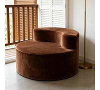 Generisch Canapé Simple en Velours côtelé Confortable et décompressible, Petit canapé d'appoint Portable pour Chambre à Coucher, Appartement, Bureau, Petite Maison (café)