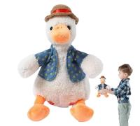 Generisch Canard Dansant - Jouet en Peluche - 30 cm - d'apprentissage Interactive - Matériau en Peluche Douce et sûre - Cadeau de Danse Musicale pour - Noël