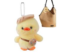 Generisch Canard en peluche - pendentif de sac - Décoration esthétique | Porte-clés en peluche en forme de canard pour sacs à dos, sacs à main, porte-clés, voyages, fêtes, vacances, affichages et