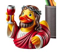 Generisch Canards en résine, décoration de Noël Religieuse Jésus, Canard, décoration Religieuse pour et Adultes, Salon, Chambre à Coucher, Cuisine, Bureau, Anniversaire, Noël