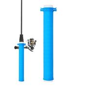 Generisch Cannes à pêche antidérapantes enveloppantes - Housse de protection absorbant la transpiration avec poignée pour la pêche et les activités de plein air, bleu, Voir description, Voir