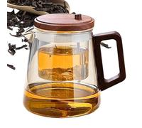 Generisch - - Capacité standard, passoire à thé résistante à la chaleur, bouilloire, poignée en bois, casserole, machine | Salon, restaurants, service à thé, maison, divertissement, moments de